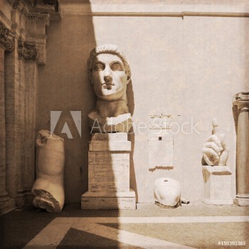 Bild på Rome  Italie - Statue de lempereur Constantin